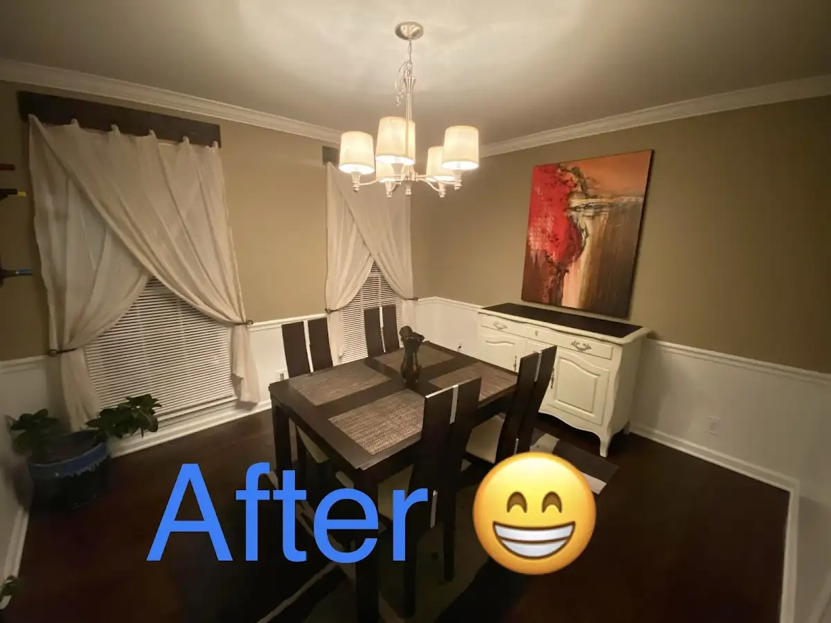 Professional dining room restoration after water damage in Greenwood